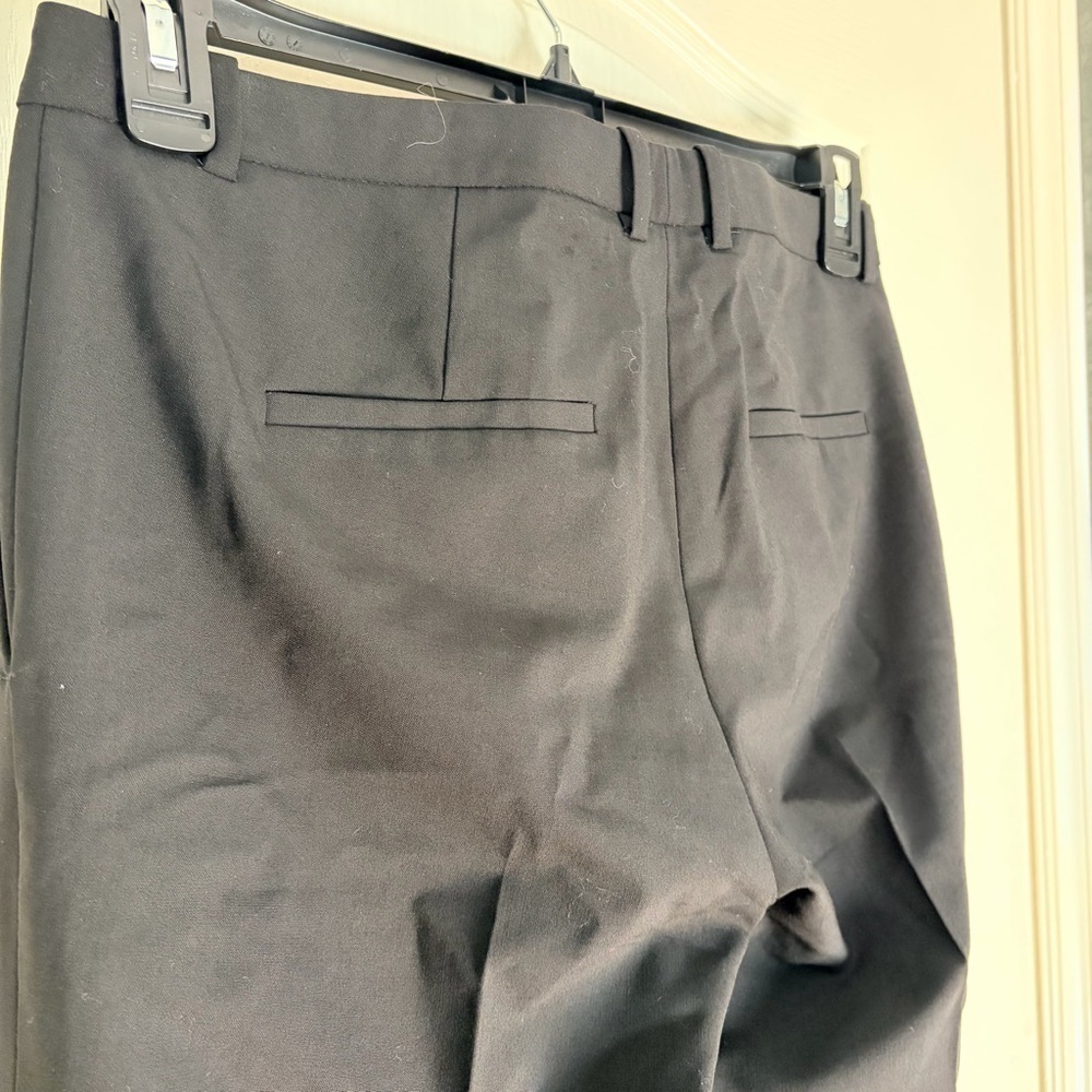 Theory Tall Demetria 2 Classic Suit Wool Black Tailored Pant Trousers, 6 - Picture 6 of 12